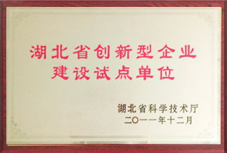湖北省創(chuàng)新型企業(yè)建設(shè)試點(diǎn)單位